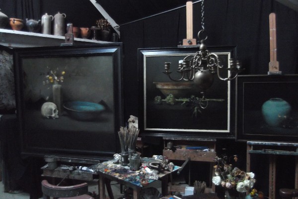 Werkplek van Pieter Knorr